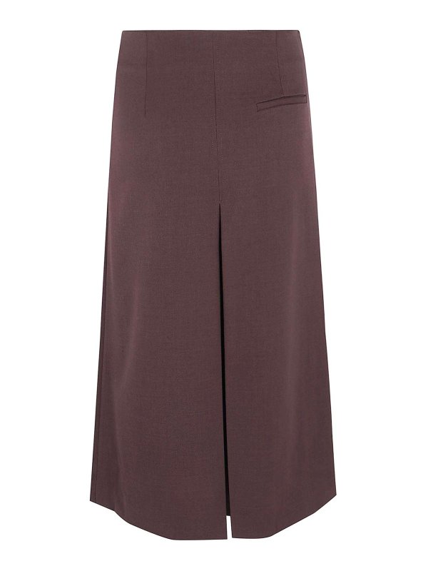 DRHOPE: Jupes midi et au genou online - Jupe Midi - Marron