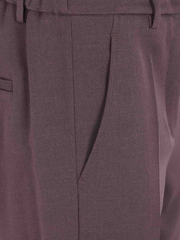 The Best Shops DRHOPE: Casual Hosen - Casual Hose - Braun