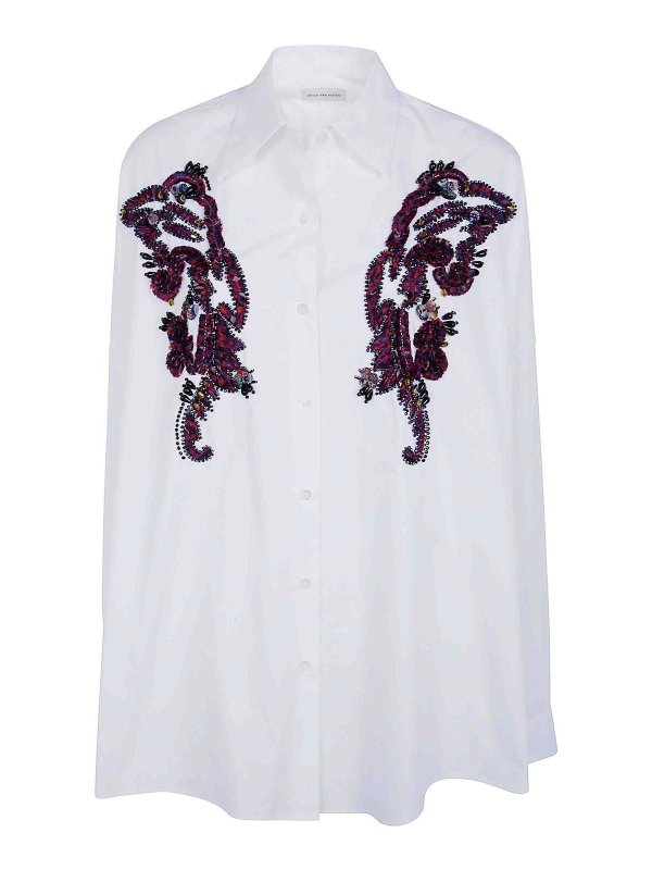 DRIES VAN NOTEN: シャツ - シャツ - 白