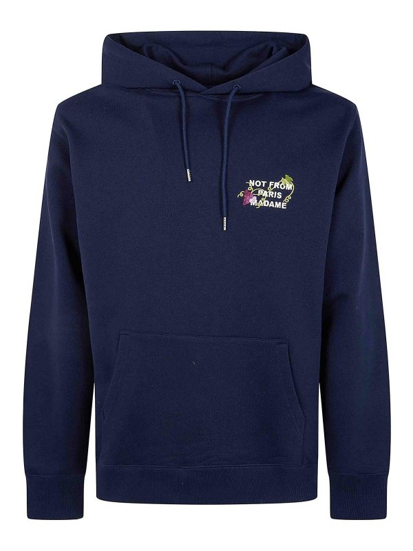 DRÔLE DE MONSIEUR: Sweatshirts und Pullover - Sweatshirt - Blau