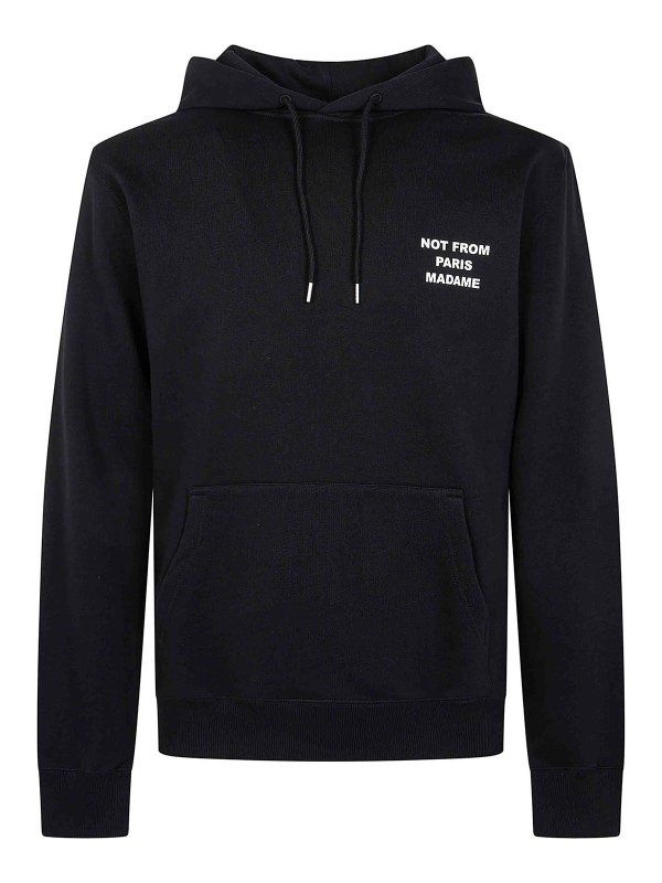 DRÔLE DE MONSIEUR: Sweatshirts und Pullover - Sweatshirt - Schwarz