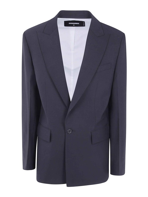 DSQUARED2: casual jackets - Wool Over Jacket