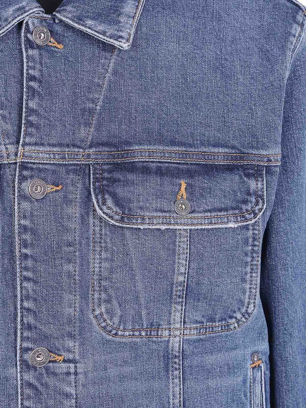 The Best Shops EMPORIO ARMANI: デニムジャケット - デニムジャケット - ブルー
