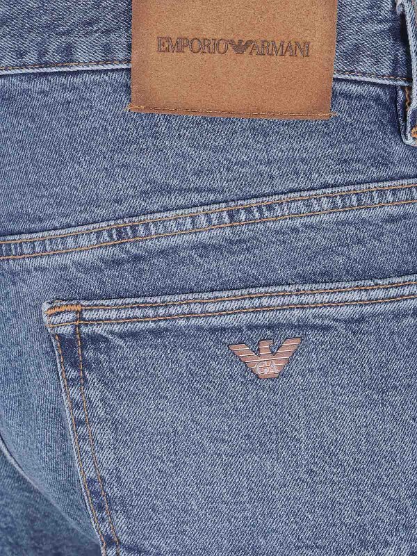 The Best Shops EMPORIO ARMANI: Schlagjeans - Schlagjeans - Blau