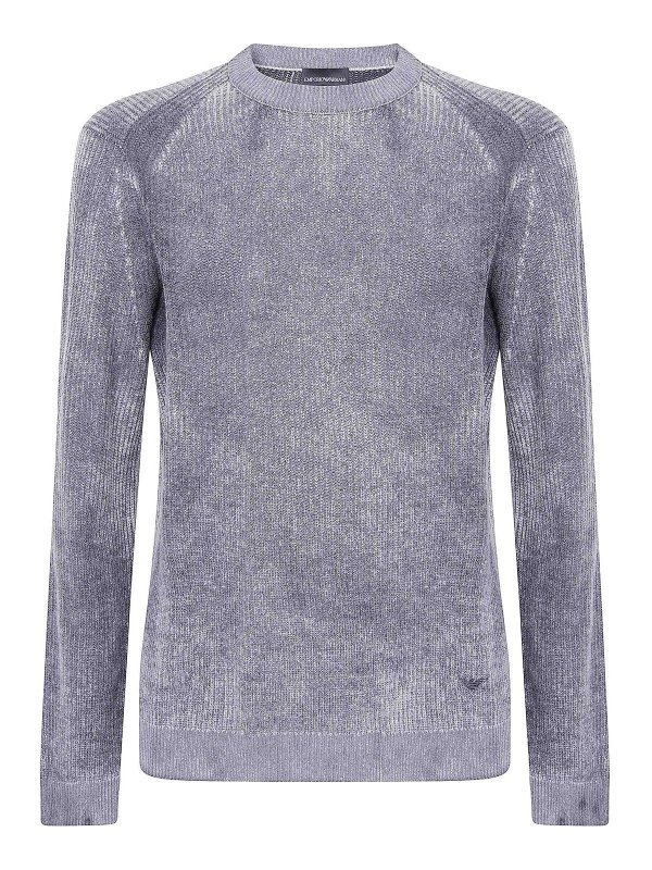 EMPORIO ARMANI: クルーネック - クルーネック - グレー