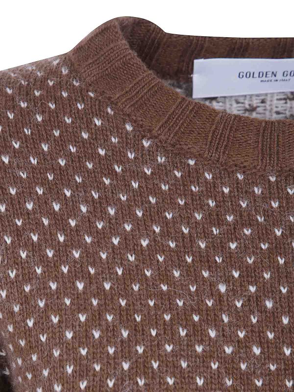 The Best Shops GOLDEN GOOSE: クルーネック - クルーネック - ブラウン