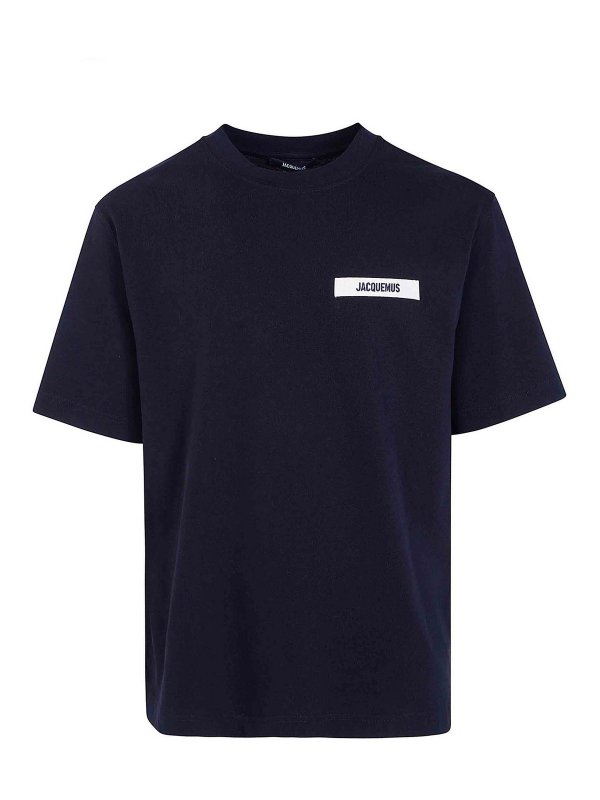 JACQUEMUS: T-shirts - T-Shirt - Schwarz