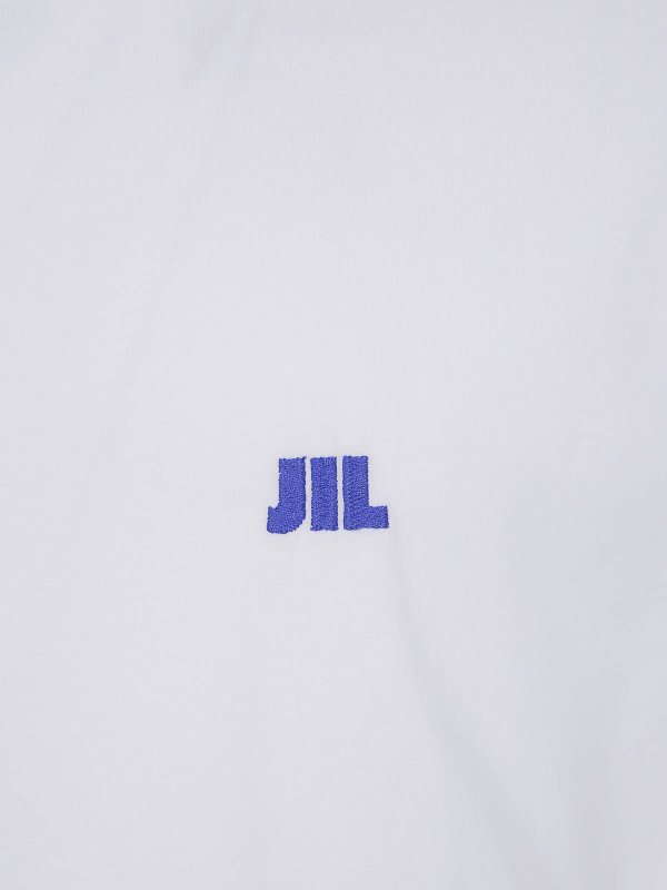 The Best Shops JIL SANDER: Strickpullover mit Rundhalsausschnitt - Rundhalspullover - Weiß
