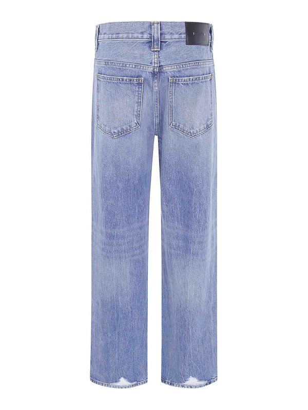 KHAITE: Jeans Rectos online - Vaqueros Rectos - Azul