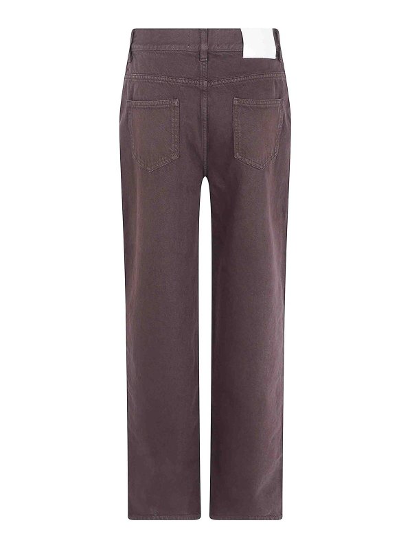 LOULOU STUDIO: Jeans Rectos online - Vaqueros Rectos - Marrón