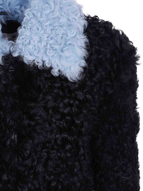 The Best Shops Marni: Lederjacken - Lederjacke - Schwarz
