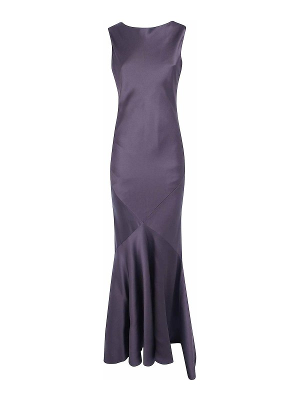 Max Mara: Maxikleider - Maxikleid - Braun