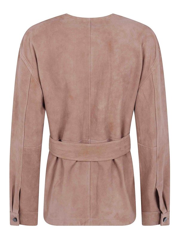 Max Mara: Lederjacken online - Lederjacke - Braun