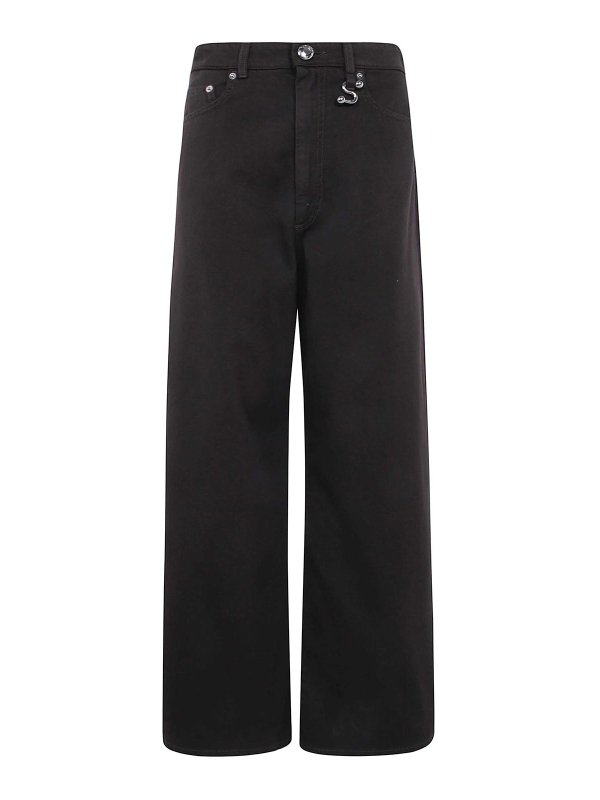 SPORTMAX: Jeans Rectos - Vaqueros Rectos - Marrón