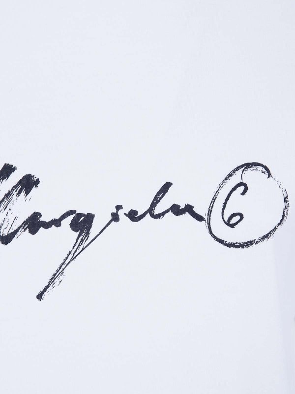 The Best Shops MM6 MAISON MARGIELA: T-shirts - T-Shirt - Weiß