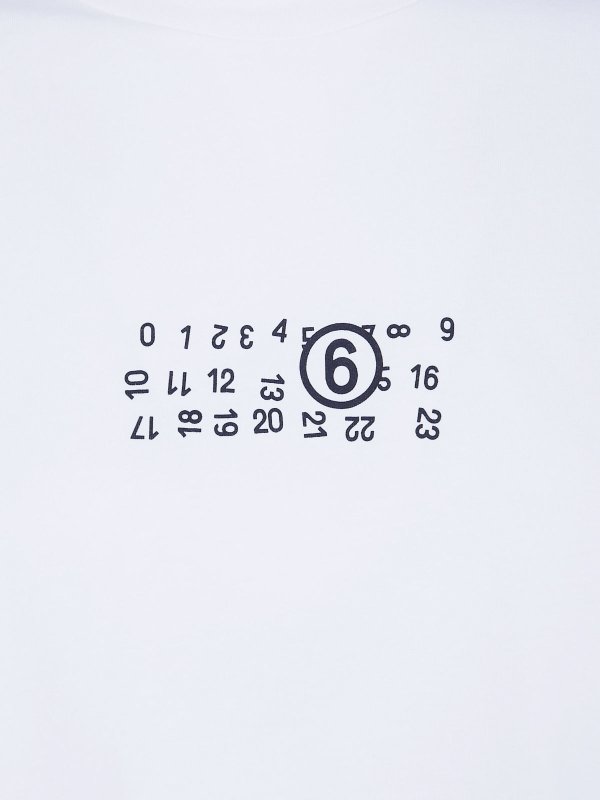 The Best Shops MM6 MAISON MARGIELA: T-shirts - T-Shirt - Weiß