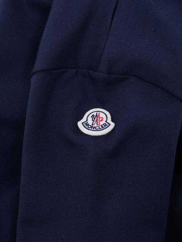 The Best Shops MONCLER: Cardigans - Cardigan - Blau