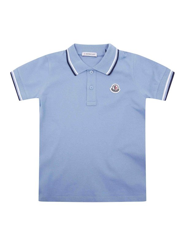 MONCLER: Polos  - Polo - Bleu