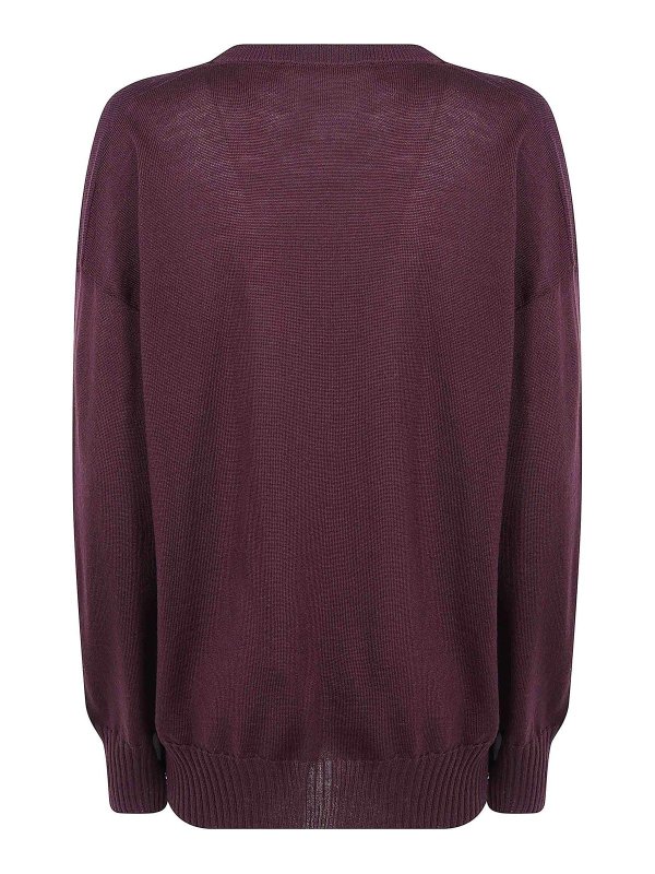 NUUR: Pull col rond online - Pull Col Rond - Rouge