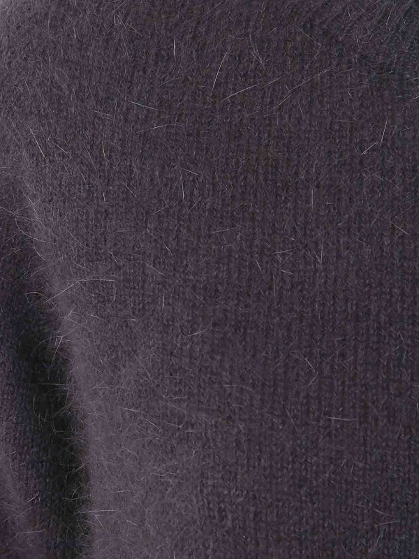 The Best Shops NUUR: Strickpullover mit Rundhalsausschnitt - Rundhalspullover - Braun