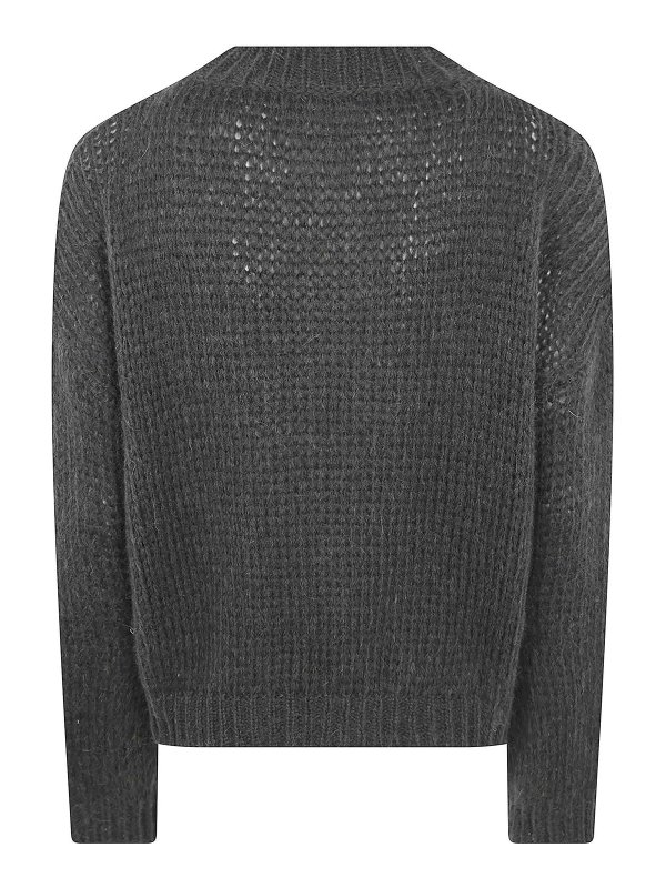 NUUR: Strickpullover mit Rundhalsausschnitt online - Rundhalspullover - Grün