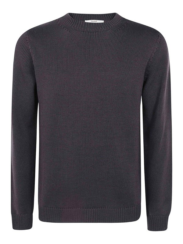 NUUR: Pull col rond - Pull Col Rond - Marron