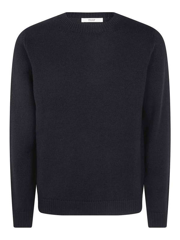 NUUR: Pull col rond - Pull Col Rond - Noir