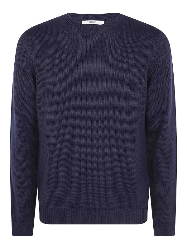 NUUR: Pull col rond - Pull Col Rond - Bleu