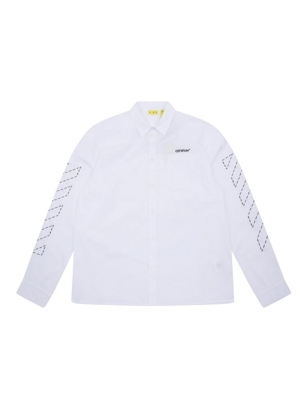 OFF-WHITE: Camisas - Camisa - Blanco