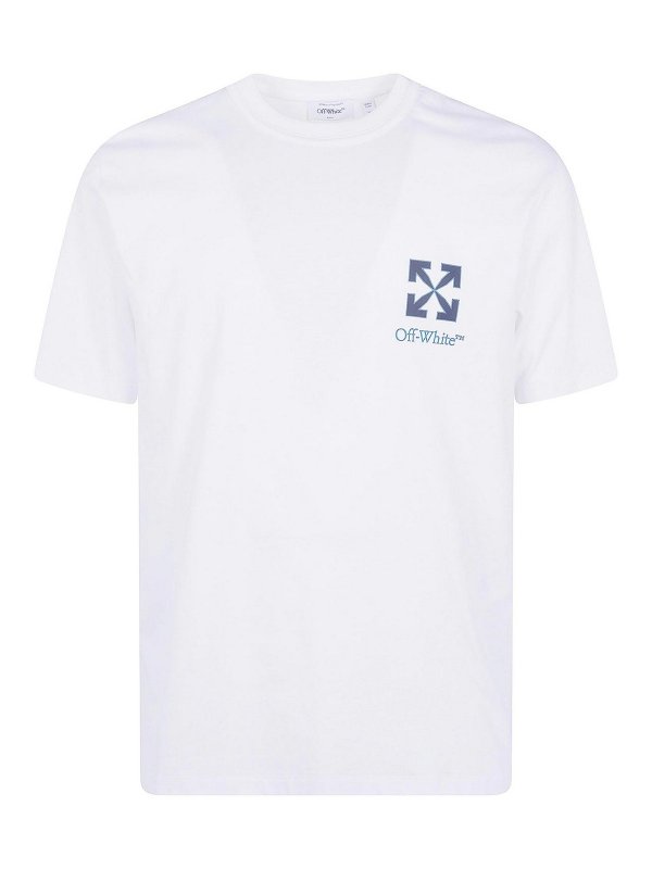OFF-WHITE: T-shirts - T-Shirt - Weiß