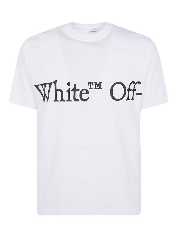 OFF-WHITE: T-shirts - T-Shirt - Weiß