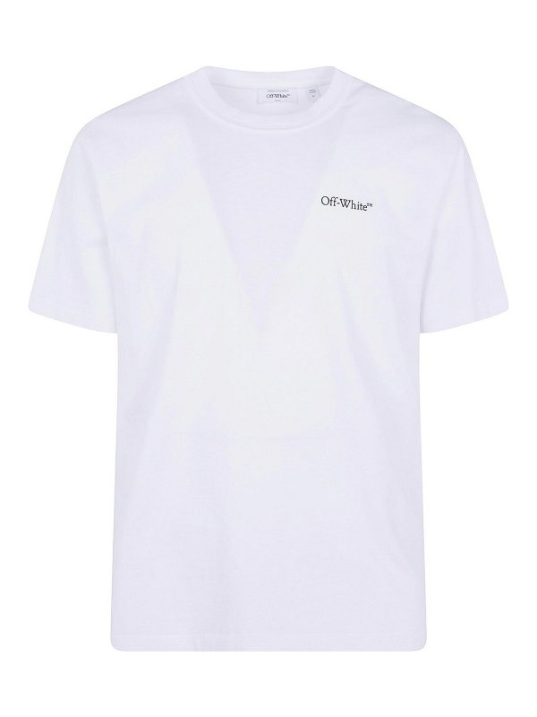 OFF-WHITE: T-shirts - T-Shirt - Weiß