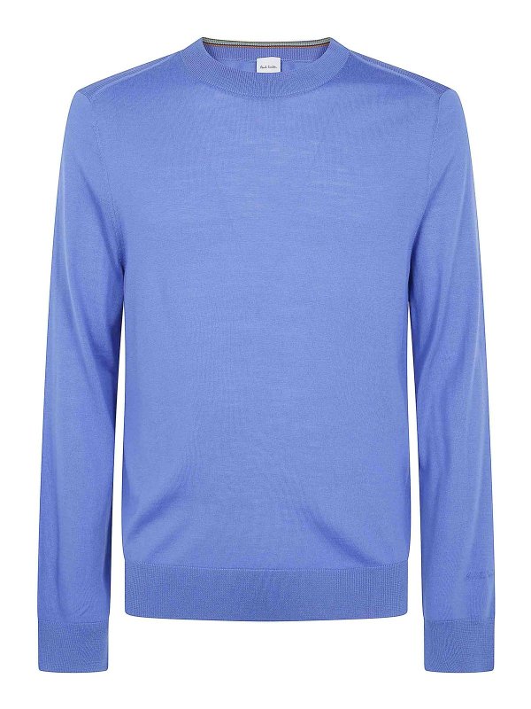 PAUL SMITH: Pull col rond - Pull Col Rond - Bleu