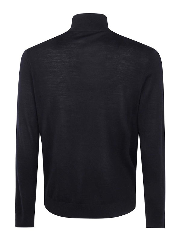 PAUL SMITH: Strickpullover mit Rundhalsausschnitt online - Rundhalspullover - Schwarz