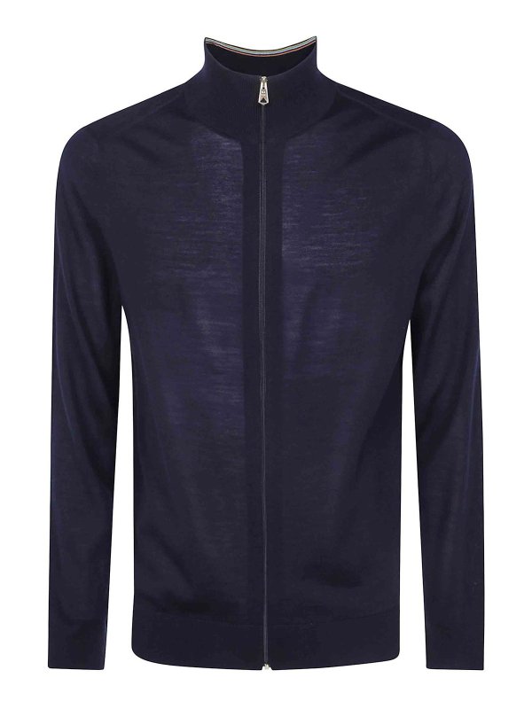 PAUL SMITH: Cardigans - Cardigan - Blau