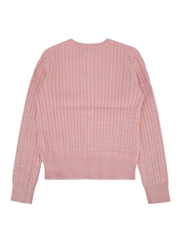 POLO RALPH LAUREN: Strickpullover mit Rundhalsausschnitt online - Rundhalspullover - Rosa