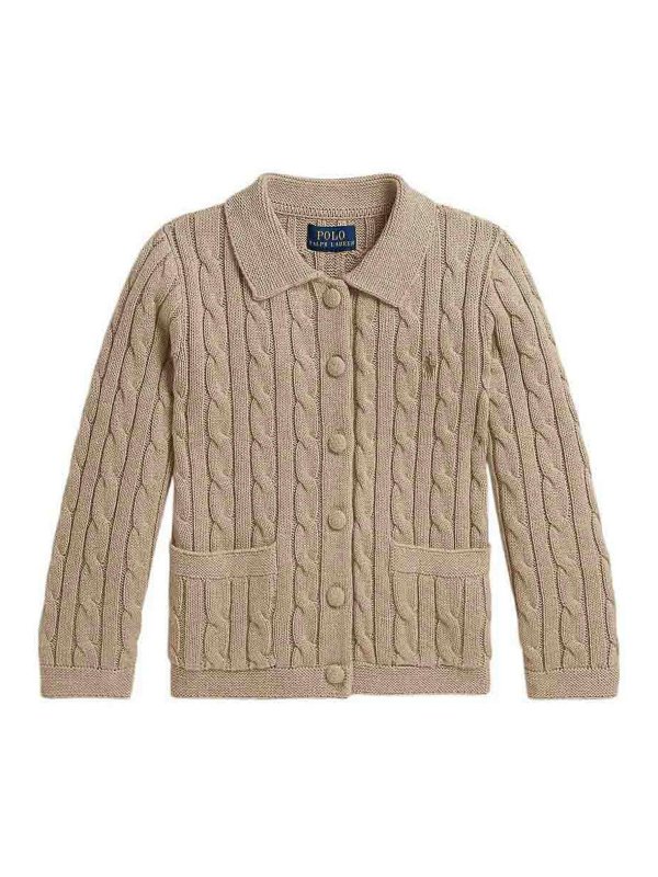 POLO RALPH LAUREN: カーディガン - カーディガン - グレー