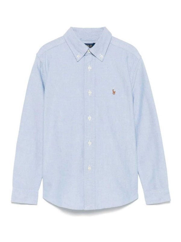 POLO RALPH LAUREN: シャツ - シャツ - ブルー