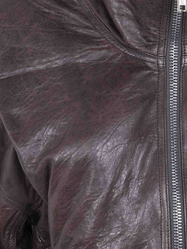 The Best Shops RICK OWENS: ボンバージャケット - ボンバージャケット - ブラウン