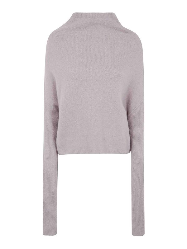 RICK OWENS: Rollkragenpullover  und Polo-Ausschnitt - Rollkragenpullover - Rosa