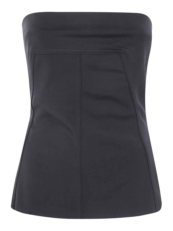RICK OWENS: Tops und Tank Tops - Top - Schwarz