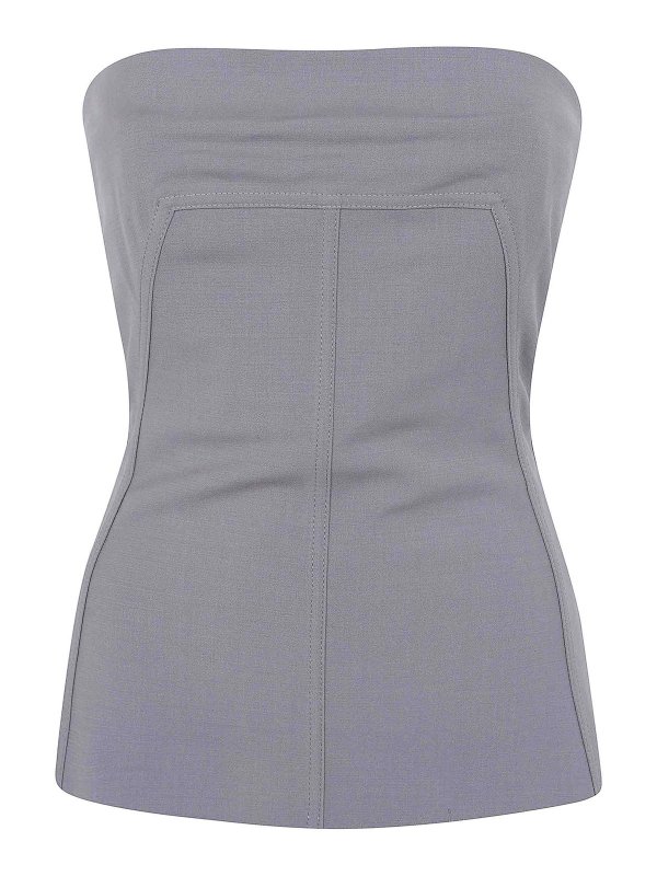 RICK OWENS: Tops und Tank Tops - Top - Grau