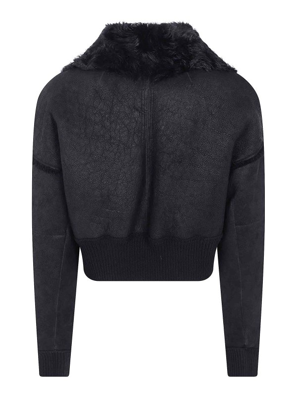 RICK OWENS: レザージャケット online - レザージャケット - 黒
