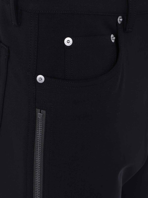 The Best Shops RICK OWENS: ストレートジーンズ - ストレートジーンズ - 黒