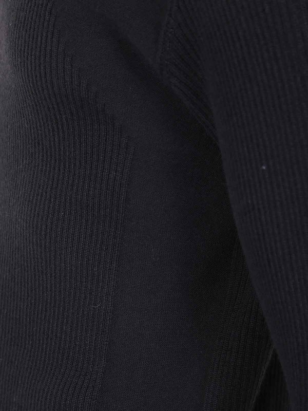 The Best Shops RICK OWENS: Strickpullover mit Rundhalsausschnitt - Rundhalspullover - Schwarz