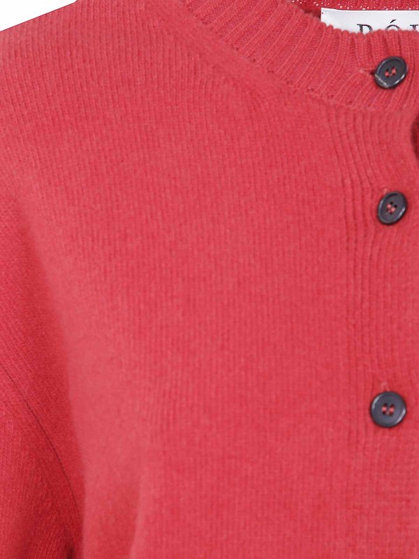 The Best Shops ROHE: Cardigans - Cardigan - Rot