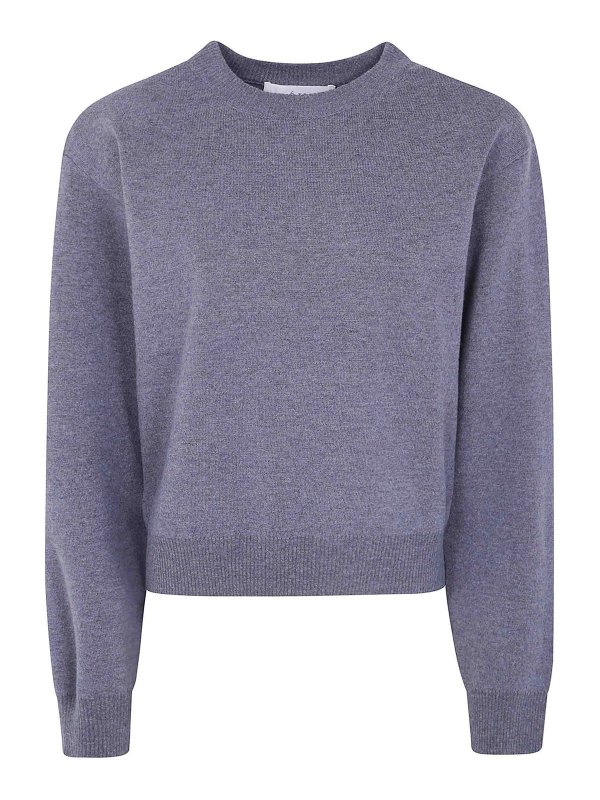 ROHE: Pull col rond - Pull Col Rond - Gris