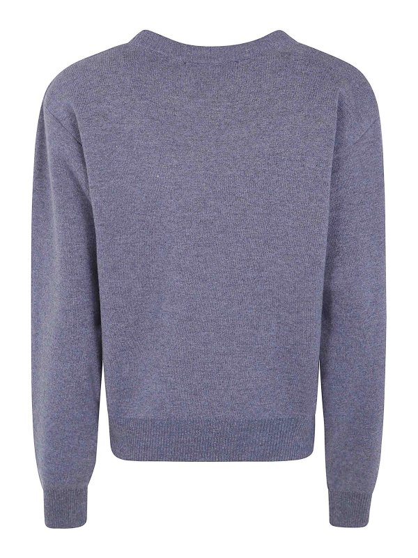 ROHE: Pull col rond online - Pull Col Rond - Gris