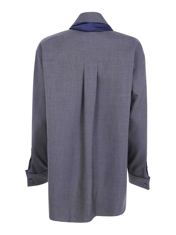 Sacai: Hemden online - Hemd - Braun