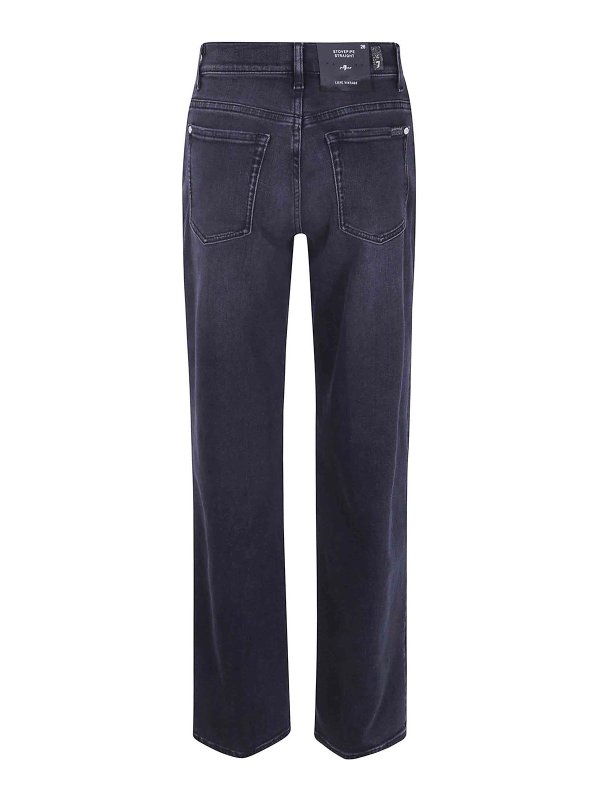 7 FOR ALL MANKIND: ベルボトムジーンズ online - フレアジーンズ - 黒